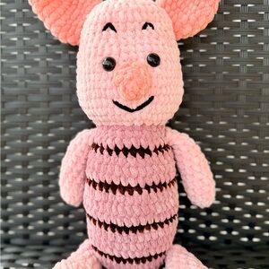 Crochet Piglet Plush - Handmade‎
